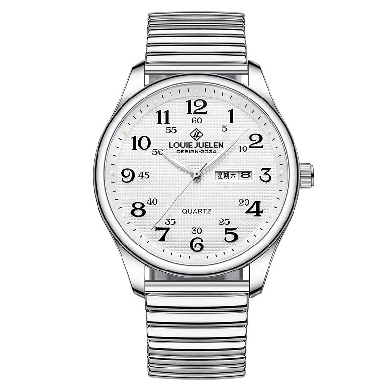 Stainless Steel Strap Waterproof Couple Watch