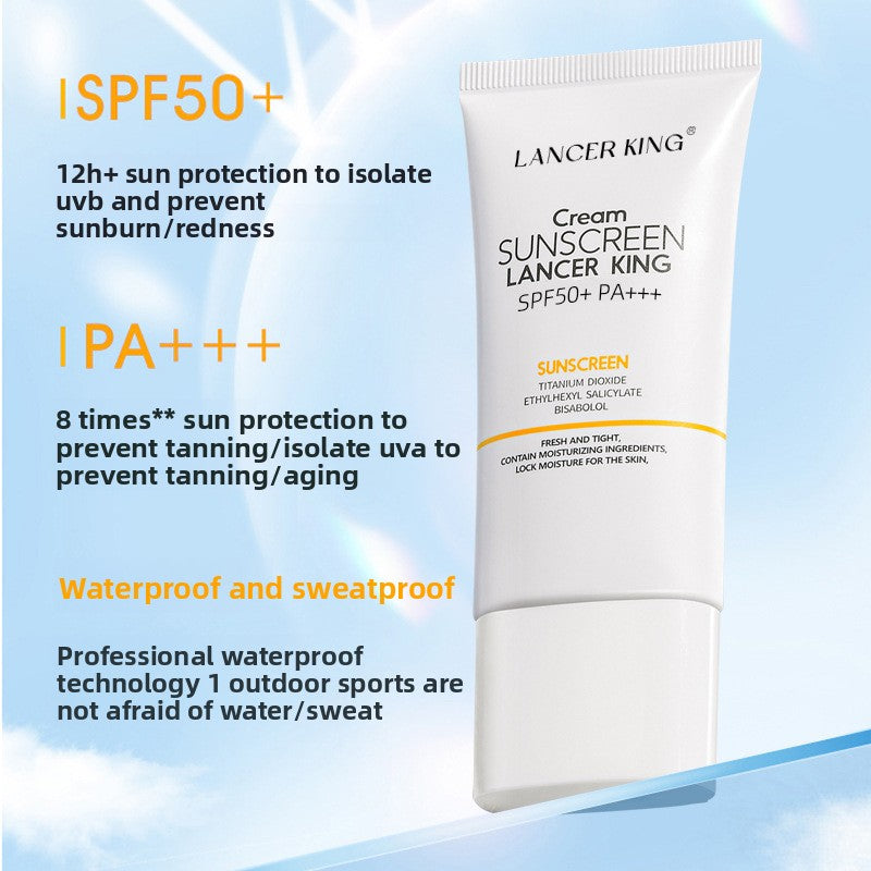 Sunscreen Lotion SPF50+, Moisturizing, Waterproof, UV-Protective, Non-Whitening Sunscreen Spray