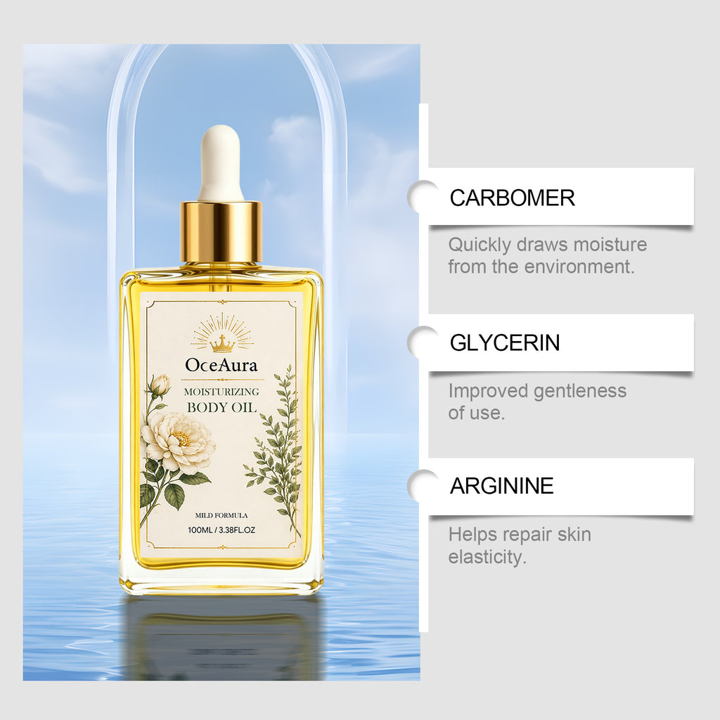 Oceaura Moisturizing Body Oil for Dry Skin Care