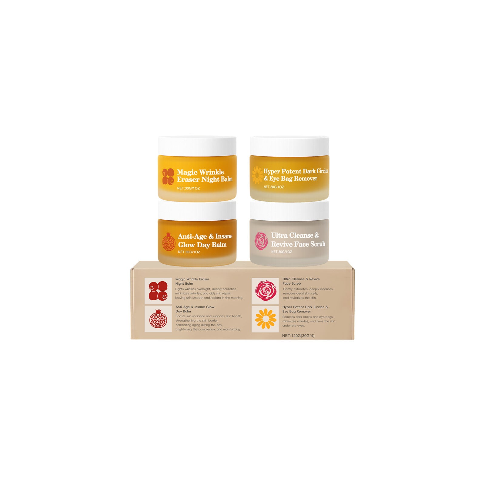 Multi-functional day and night moisturizing skincare