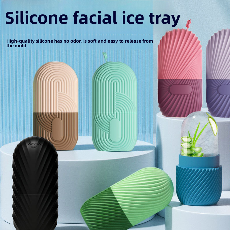 Silicone Facial Ice Cube Mold for Skincare
