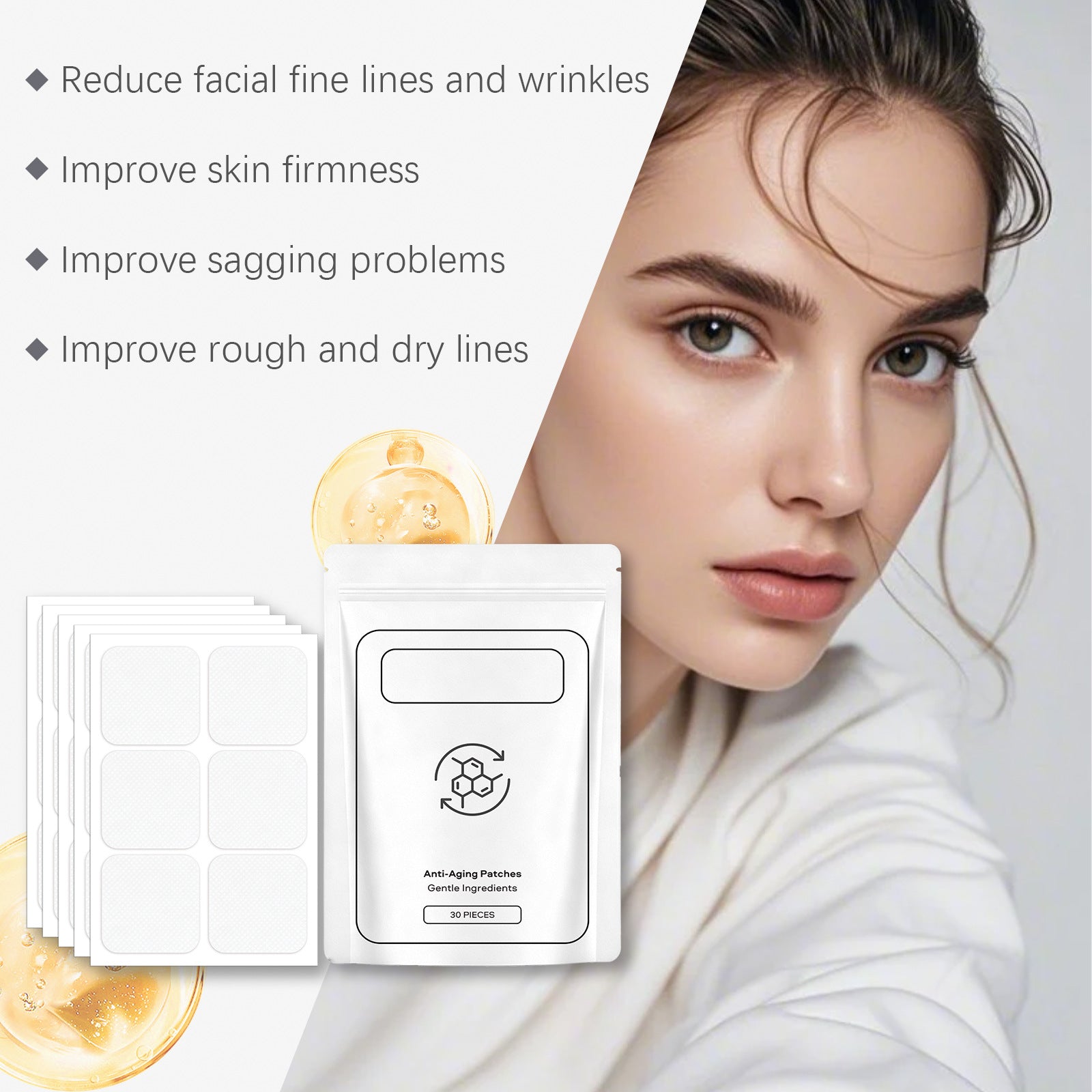 Facial Care Patches Gentle Breathable Skin-Friendly