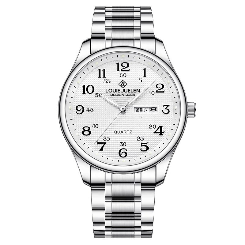 Stainless Steel Strap Waterproof Couple Watch