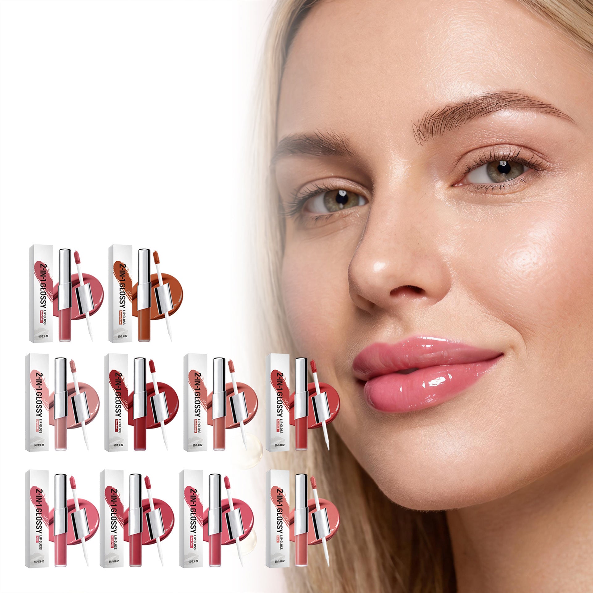 2-in-1 Moisturizing Lip Gloss